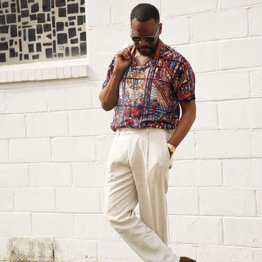 “Singing Windows” Limited Edition Camp Collar Shirt